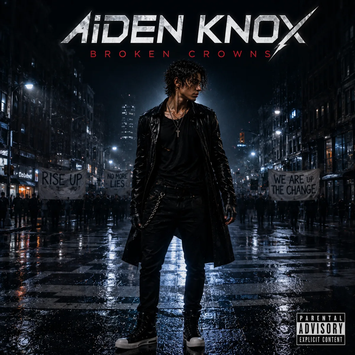 Pochette du single Broken Crowns de Aiden Knox