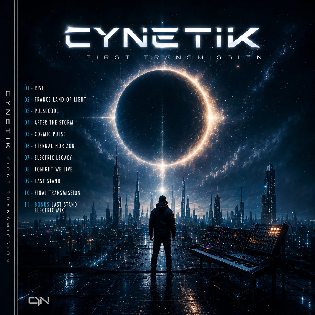 Pochette de l'album First Transmission de Cynetik
