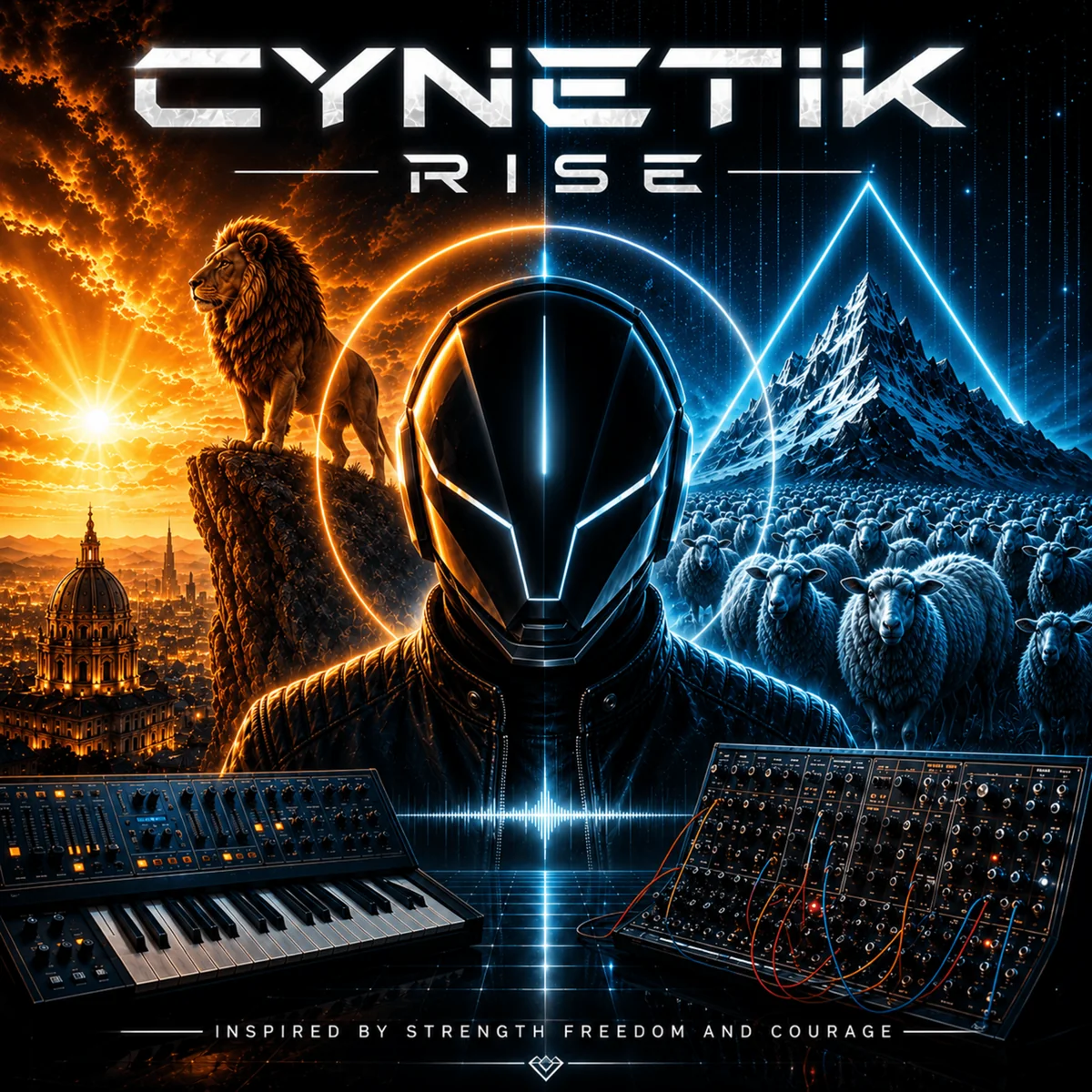 Pochette du single Rise de Cynetik
