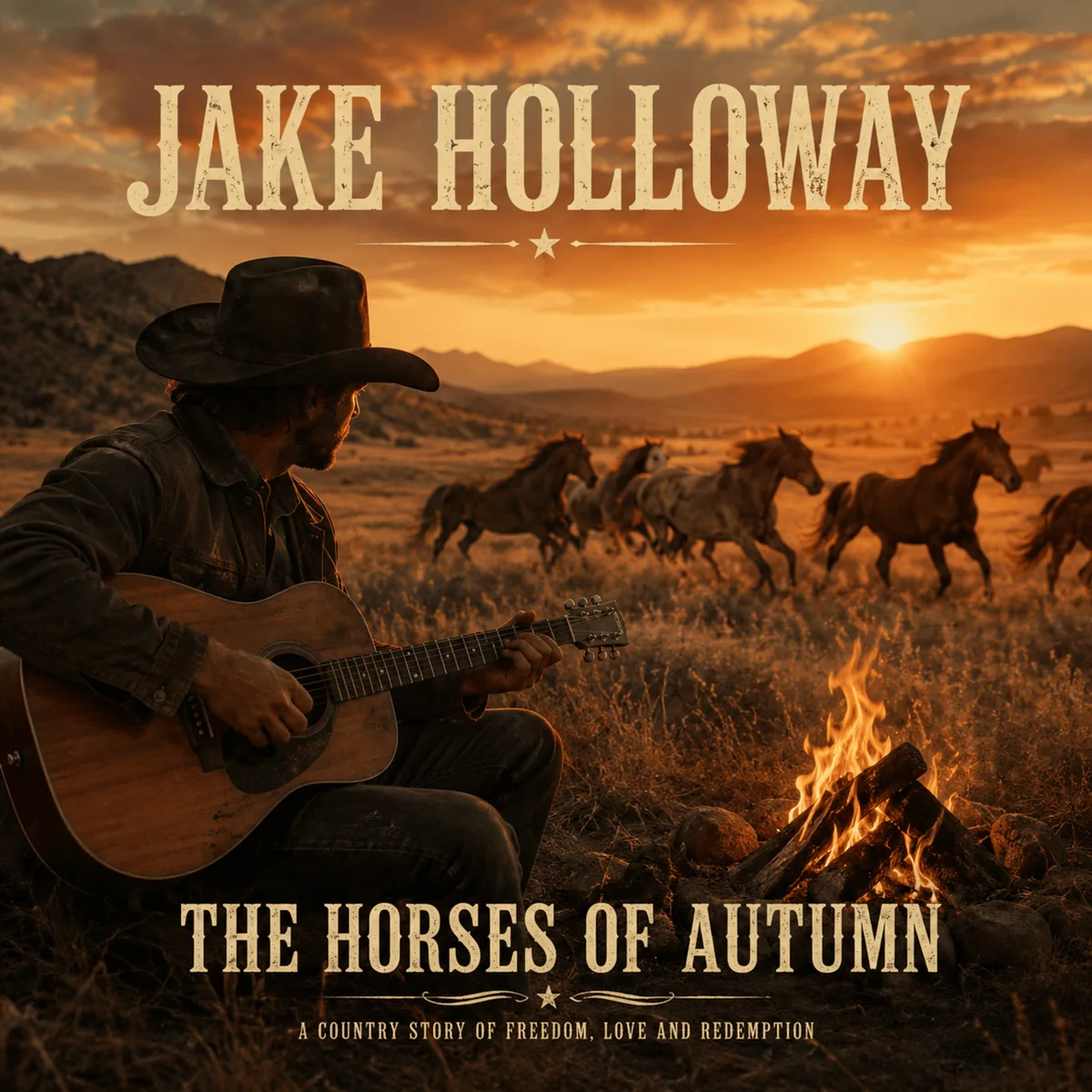 Pochette du single The Horses of Autumn de Jake Holloway