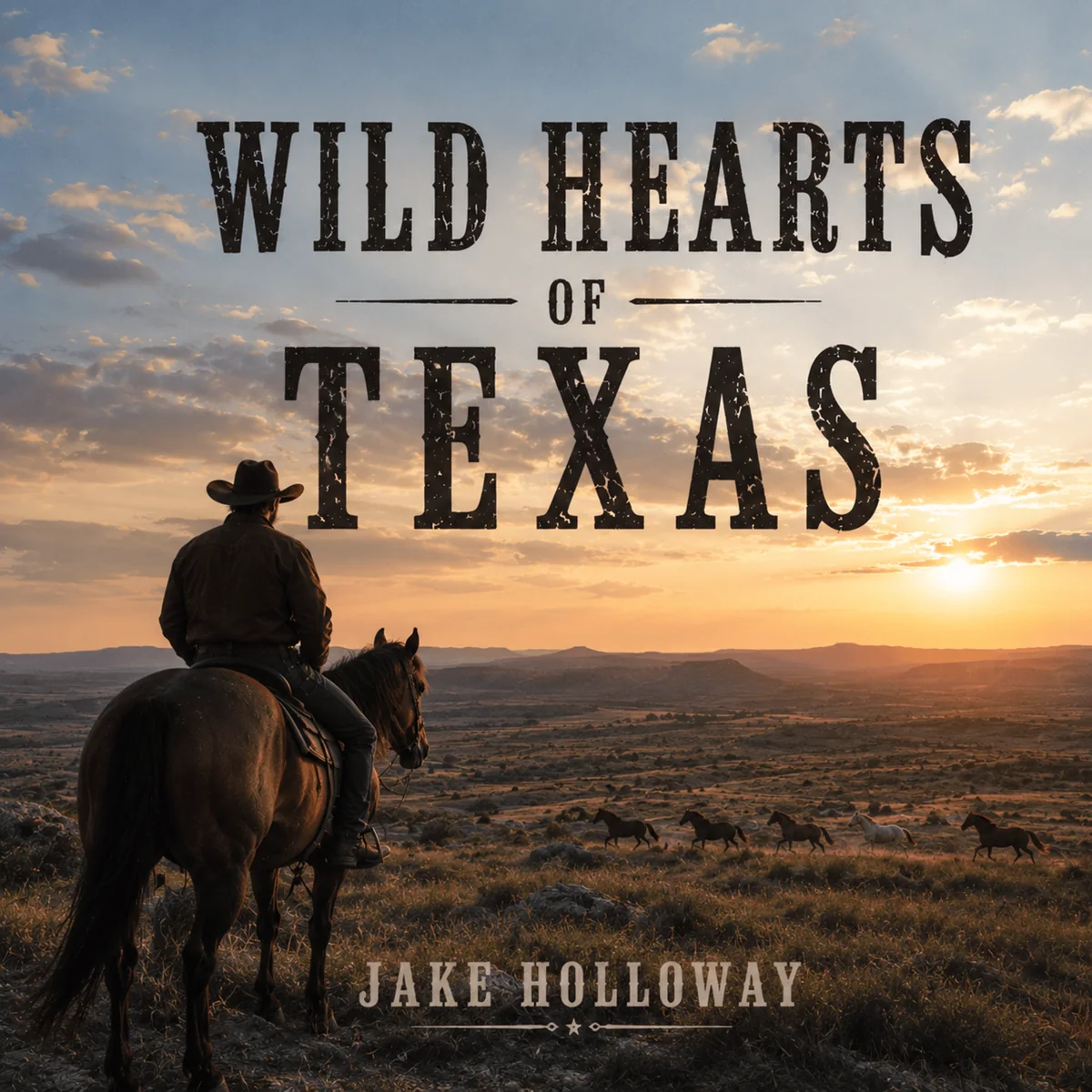 Pochette du single Wild Hearts of Texas de Jake Holloway