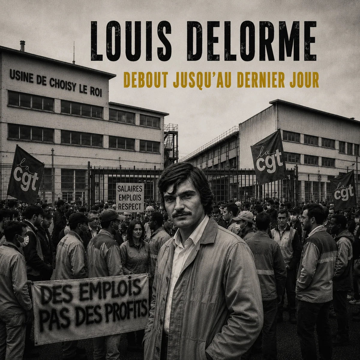 Pochette du single Debout jusqu'au dernier jour de Louis Delorme