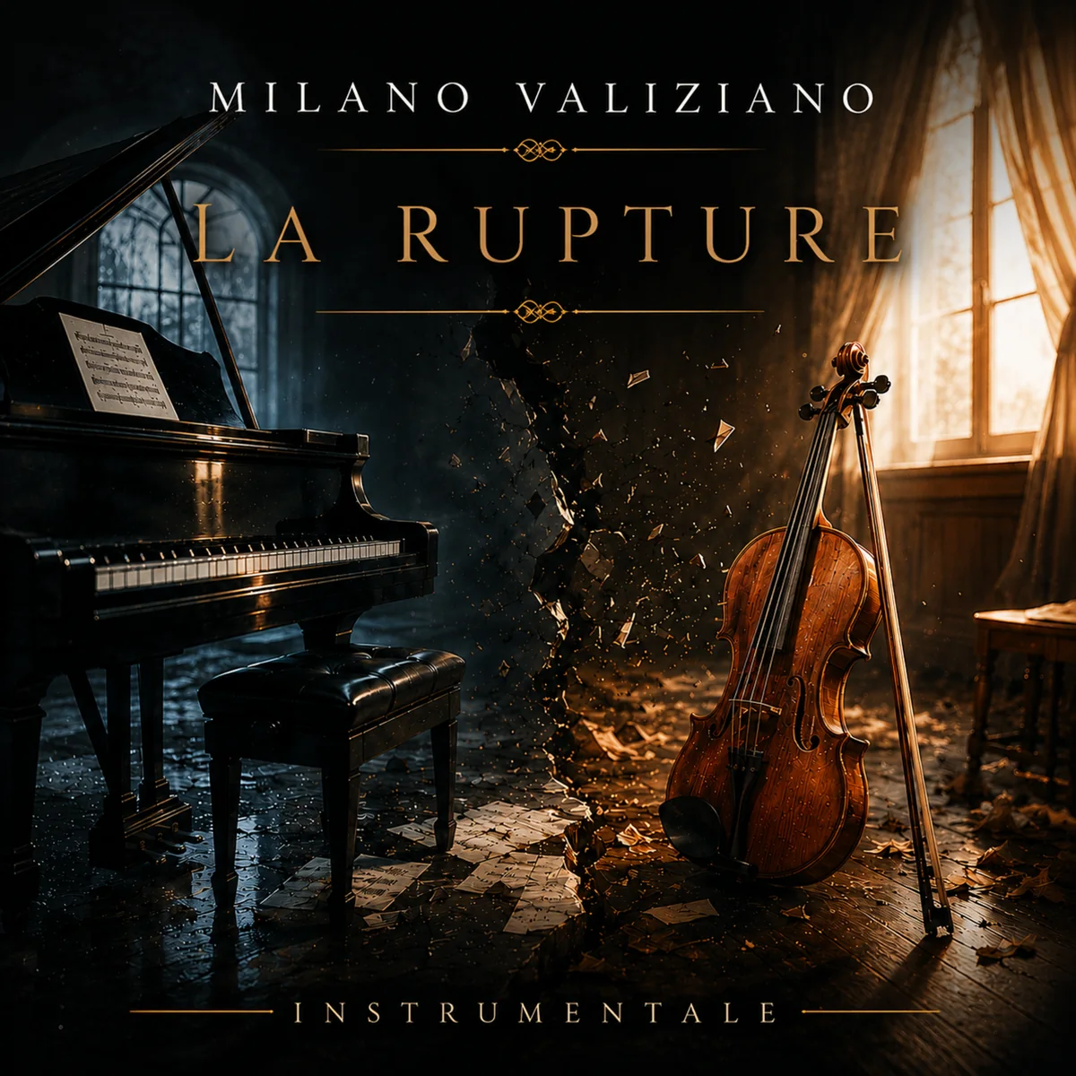 Pochette du single La Rupture de Milano Valiziano
